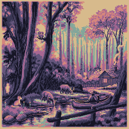 Pastel Landscape III, BasePaint 1149