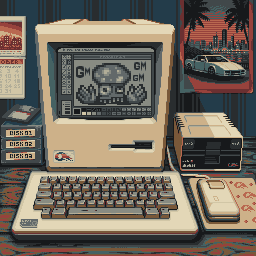 1980s Desktop Computer, BasePaint 1152