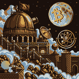 The BTC Observatory, BasePaint 1158